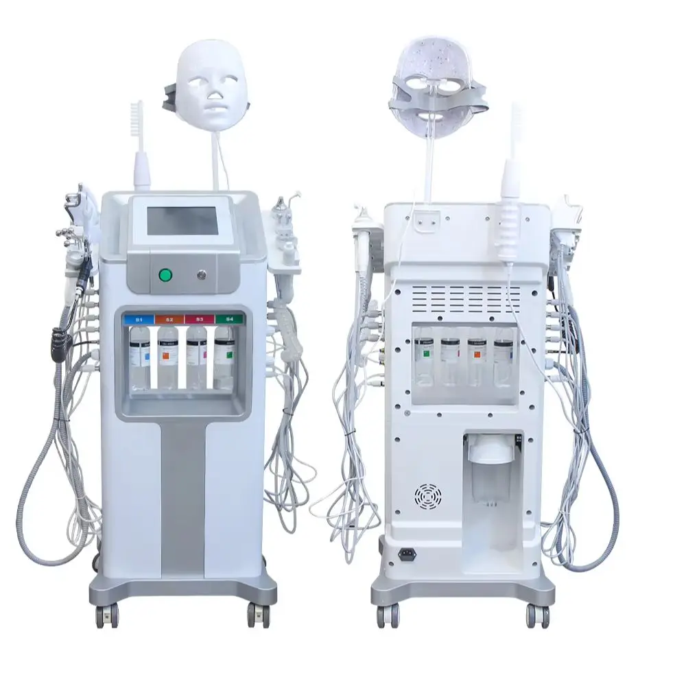 

12 in 1 Hydro Microdermabrasion Aqua Peeling H2O2 Facial Machine