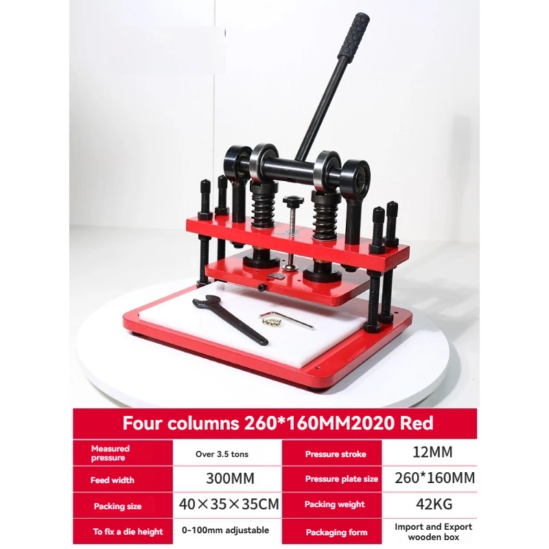 

Manual Small Press, Knife Die Punching Machine, Fabric Cutting, Leather Cutting Machine, Die Pressing Machine