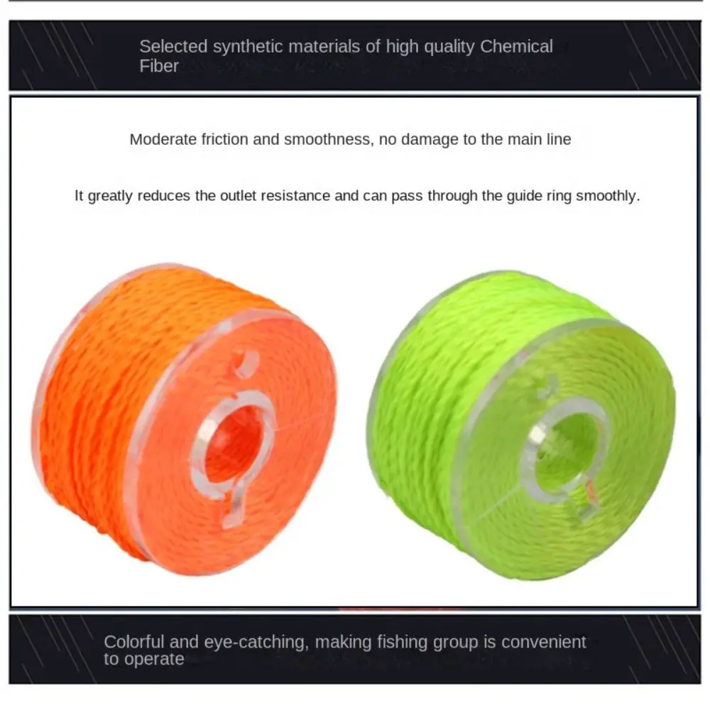 Fishing Tackle Cotton Knot Line S M L Rock Sea fishing trackle gear product Fishing Tool Orange/Yellow rock fishing accessories