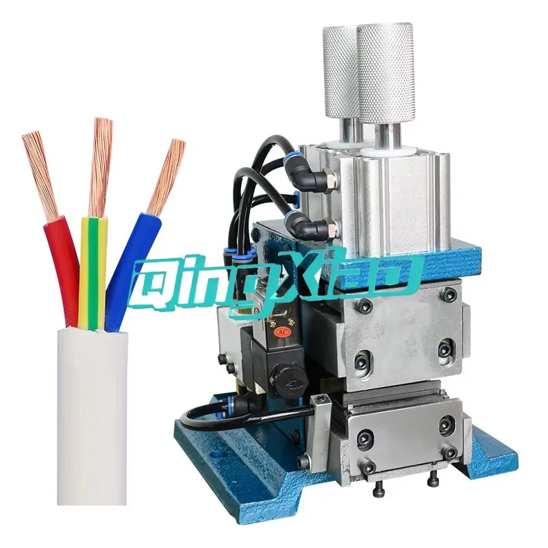 3F Pneumatic Electrical Wire Peeling Machine for Computer & Power Wire 0.5-6mm² High Efficiency  Stripping Tool 220V Stable Easy