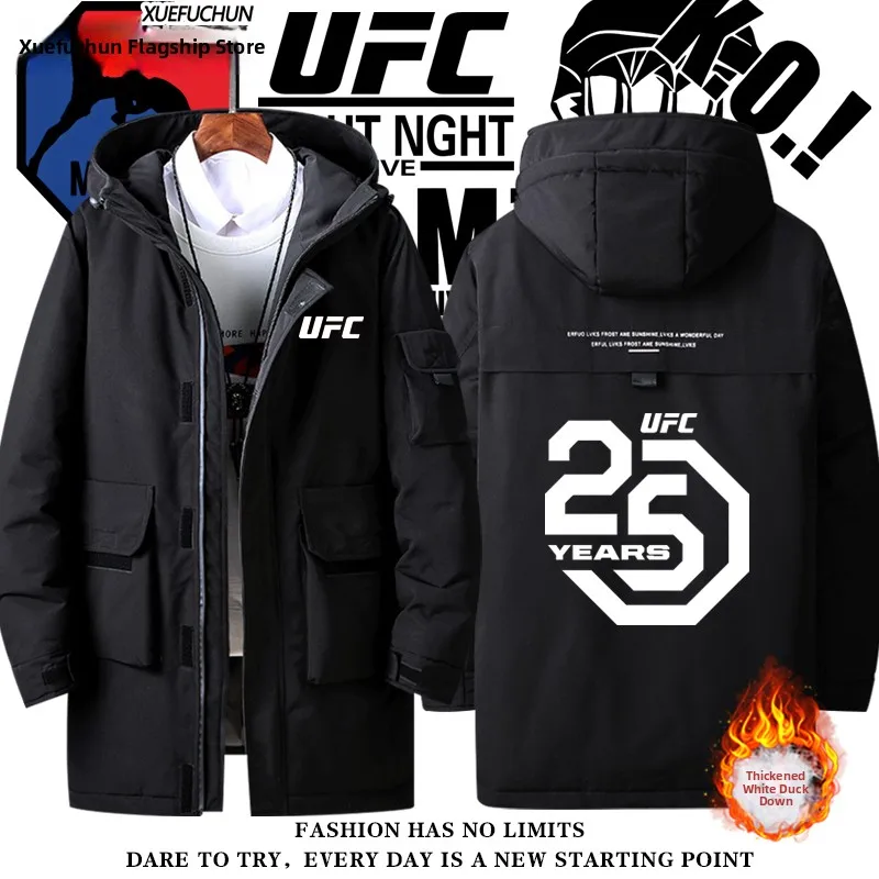 

ex Loose Fit MMA Fight Event down Jaet Autumn Winter Warm Clothing Free Sle Boxing Kiboxing Women's Coat Snow Pure