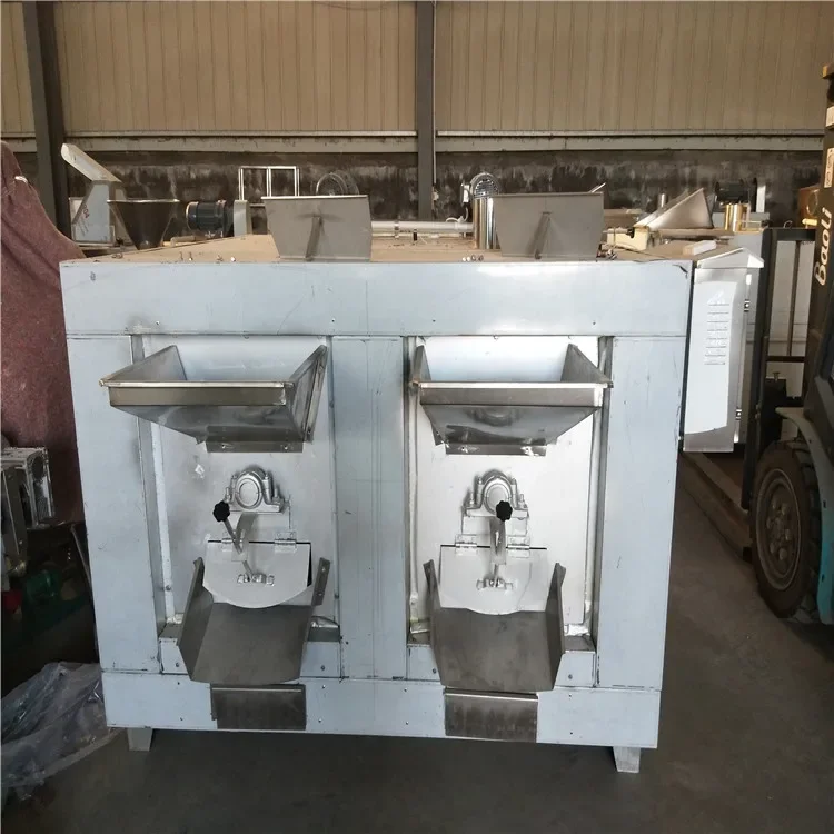 Bean Roaster Peanut Drum Roaster Capacity 100 - 500 Kg/h Gas Nut Roasting Machine / Roasting Machine For Peanuts