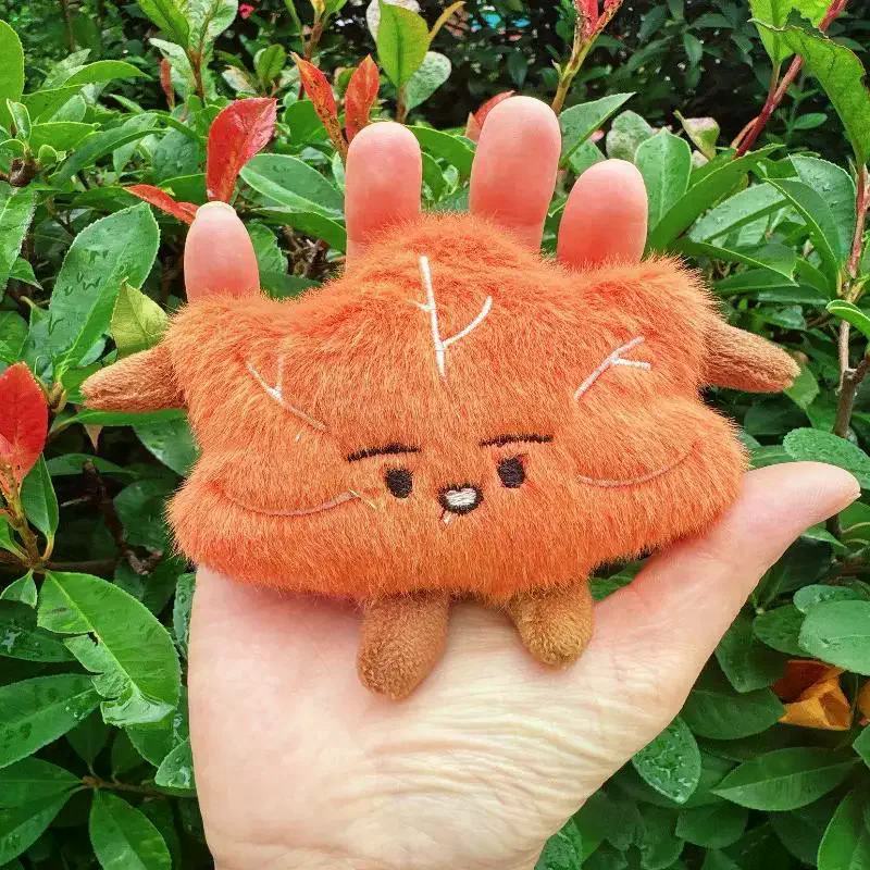 Cute Maple Leaf Plush Toy Keychain Cartoon Maple Leaf Soft Stuffed Doll Pendant Car Key Ring Backpack Bag Decor Kid Gift #3