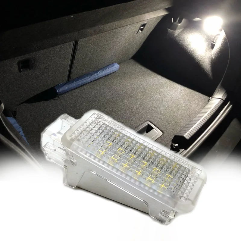 Bright White LED Trunk Boot Luggage Compartment Light Lamp For Volkswagen Polo 9N 9N3 6R 6C MQB AW