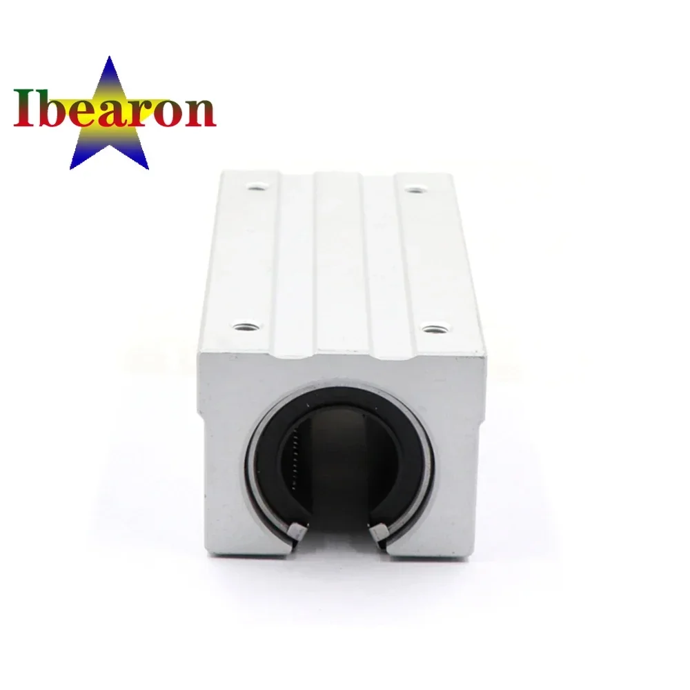 1PCS SBR50LUU Lengthen Open Type Aluminum Alloy Linear Rail Slider with Preload Plate For CNC Router XYZ Table 3D Printer Parts