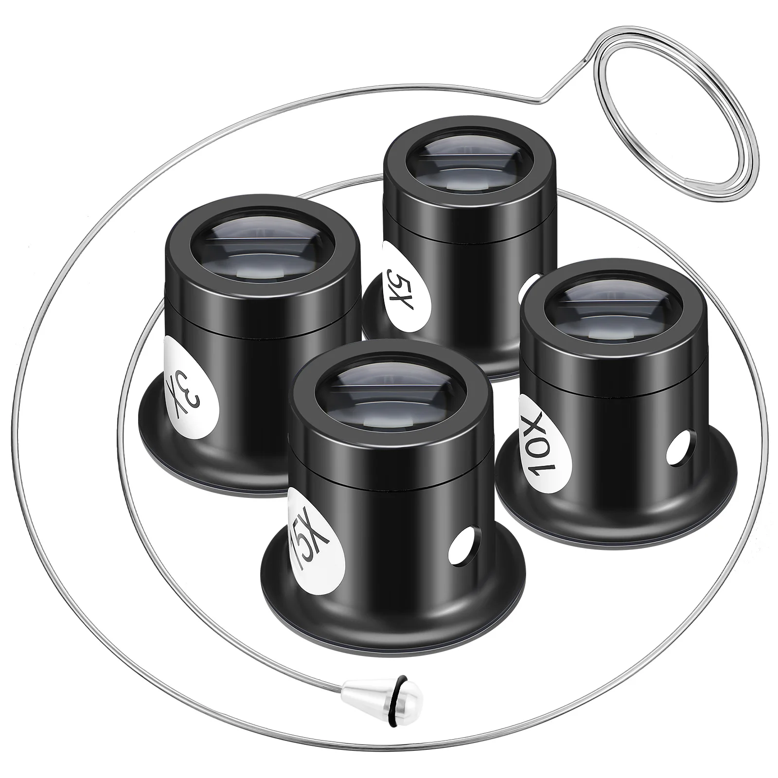 

Head Magnifying Glass Eye Clip Loupe for Watch Repair Jewelry Inspection Magnifying Visor Portable Jewelers Tool Coins Stamps