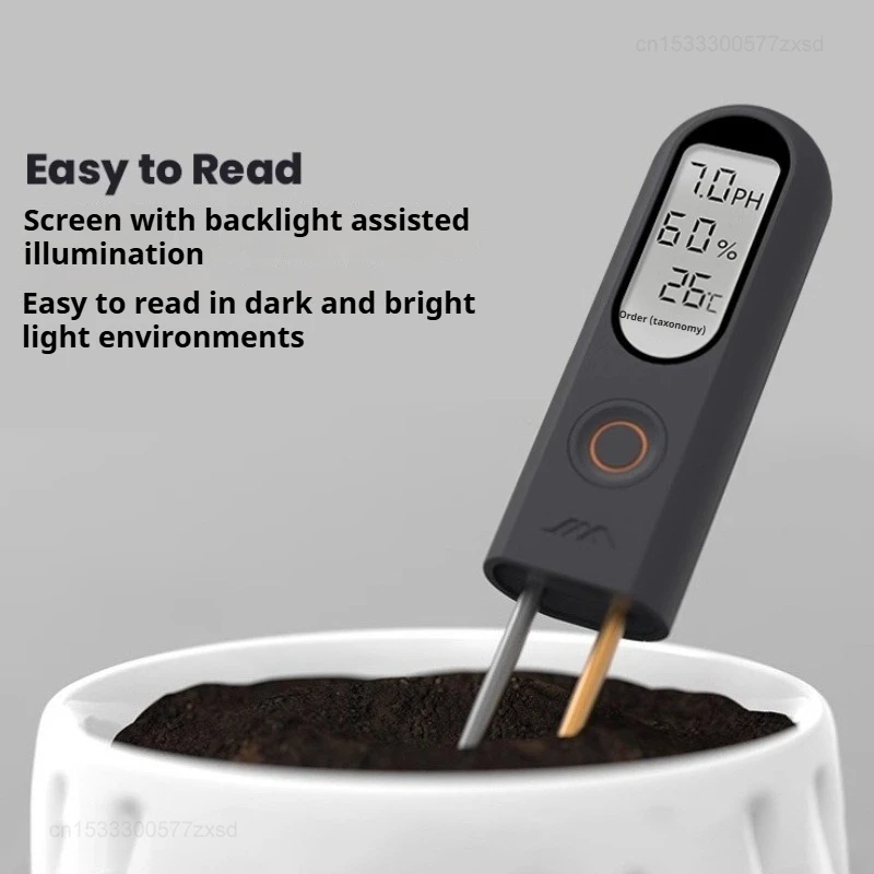 Xiaomi JIMIHOME اختبار التربة قياس PH الرطوبة الرطوبة المغذيات LED عرض البستنة الاستشعار داخلي في الهواء الطلق لحديقة الحديقة