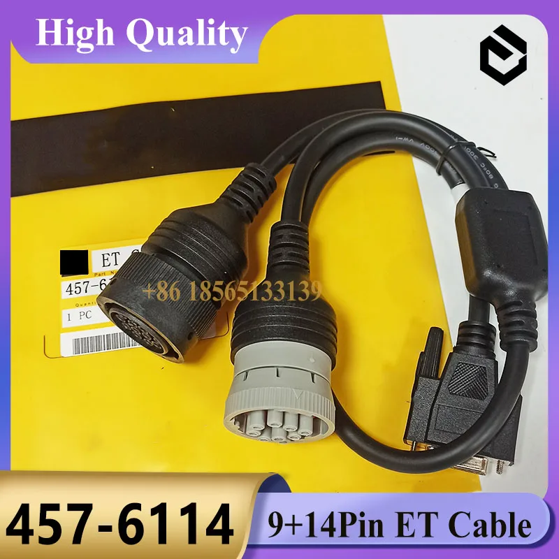 

Communication Adapter 478-0235 457-6114 ET Cable 9+14Pins Service Adapter 4576114 Diagnostic Adapter Tool for Excavator Parts