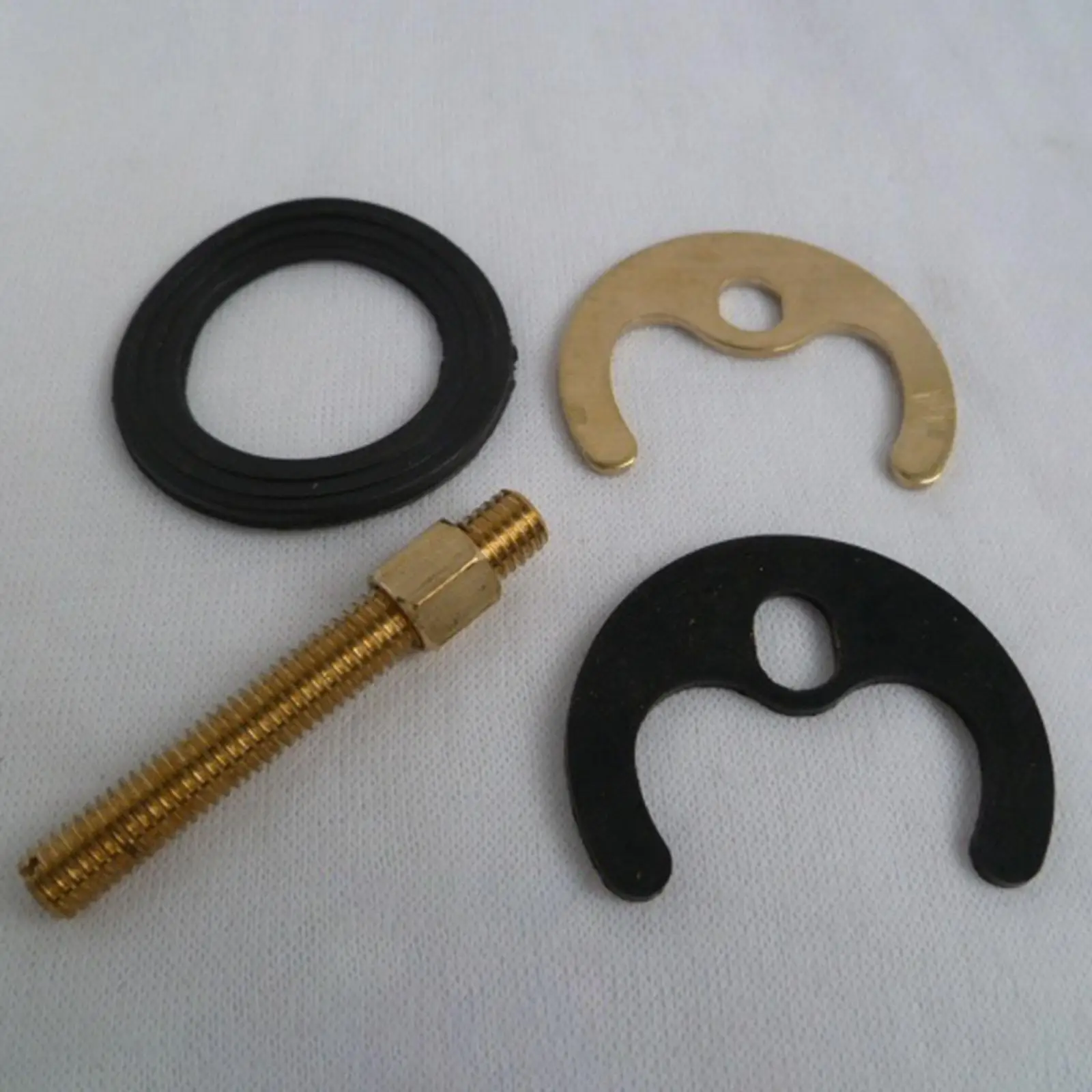 Mixer Tap Fixing Bolt Set for Basin Sink Horse Included Shoe Plate M8 Single Bolt Copper