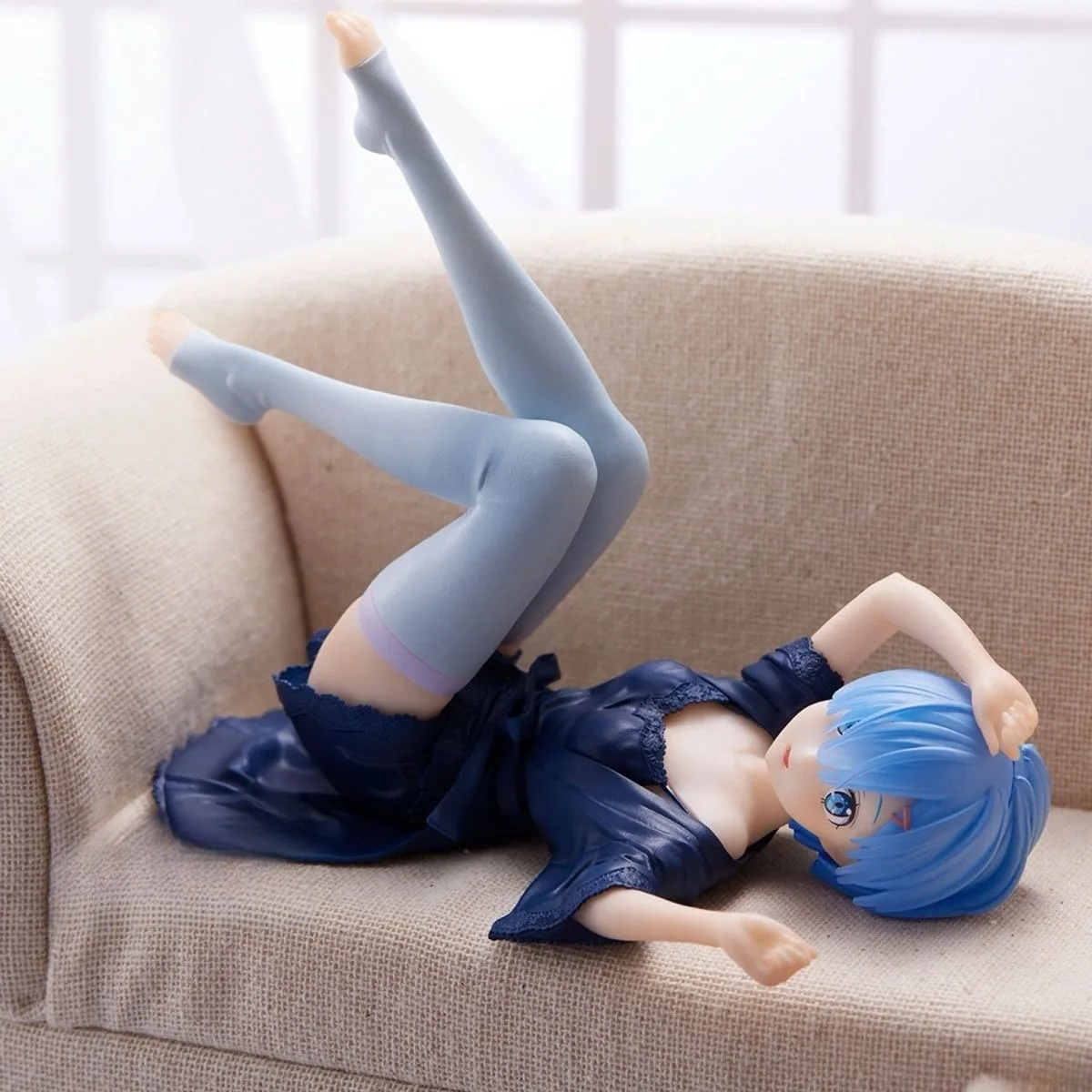 Rem Action Figures Anime Re:Life In A Different World From Zero PVC Figurine Collect Car Decoration Model Toy Children Toy Gift