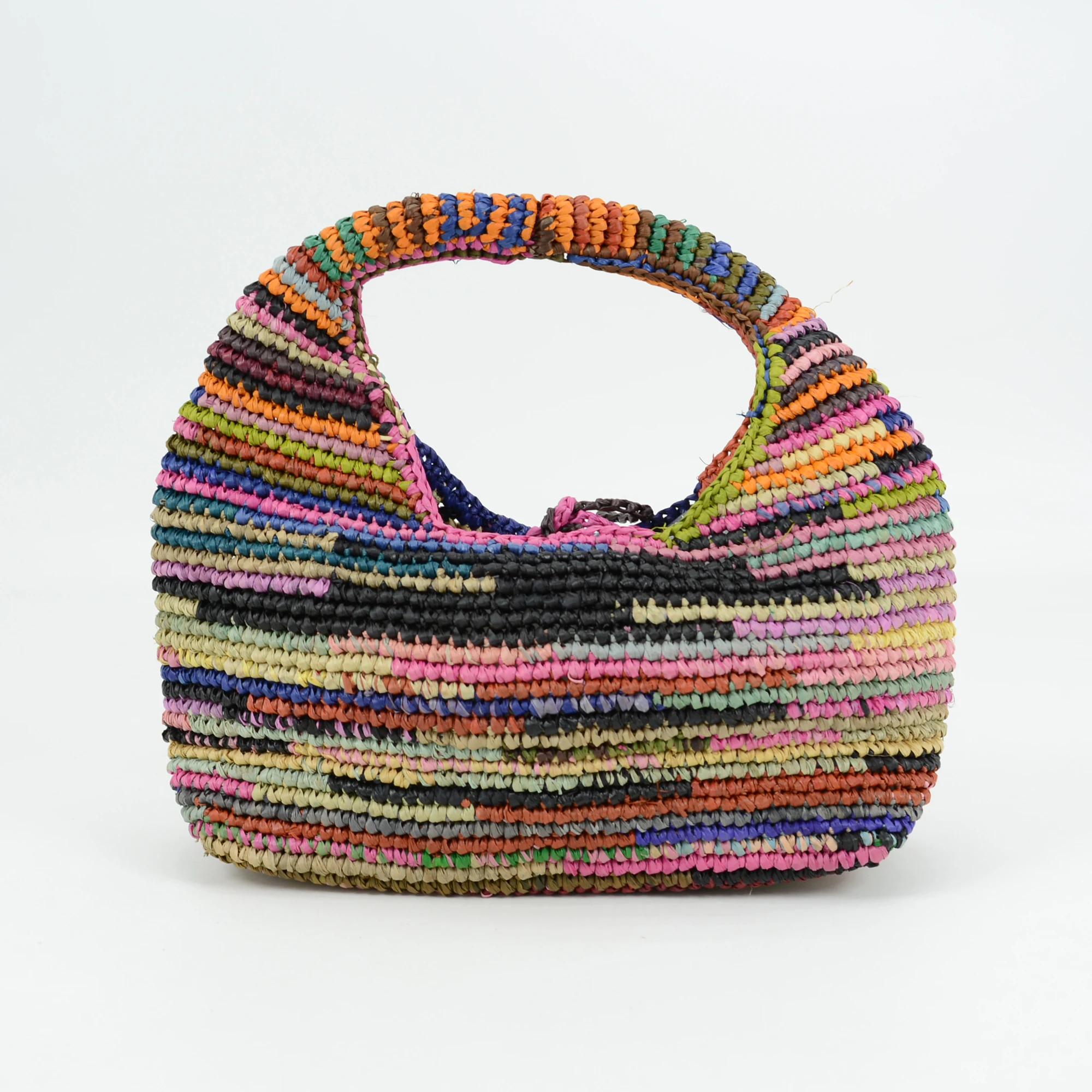 Mini Raffia Tote Colorful Designer Bag Made for A women