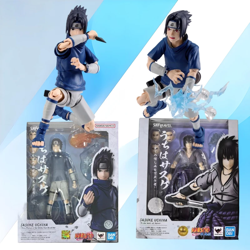 

Original Bandai S.H.Figuarts SHF NARUTO SASUKE UCHIHA Edition Action Figure Anime Model Finished Toy Kids Gift in Stock