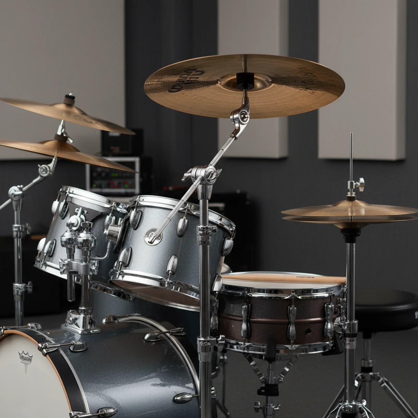 Electronic Drum Cymbal Stand Connector Support Bracket Mount Percussion Hardware for Drum Practice