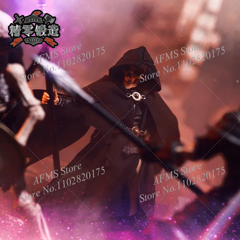 ‌ Quattro cavalieri scala 1/12 mantello scheletrico mago Deathwave scheletro soldato mantello top outfit ‌   Per il corpo della action figure da 6 pollici