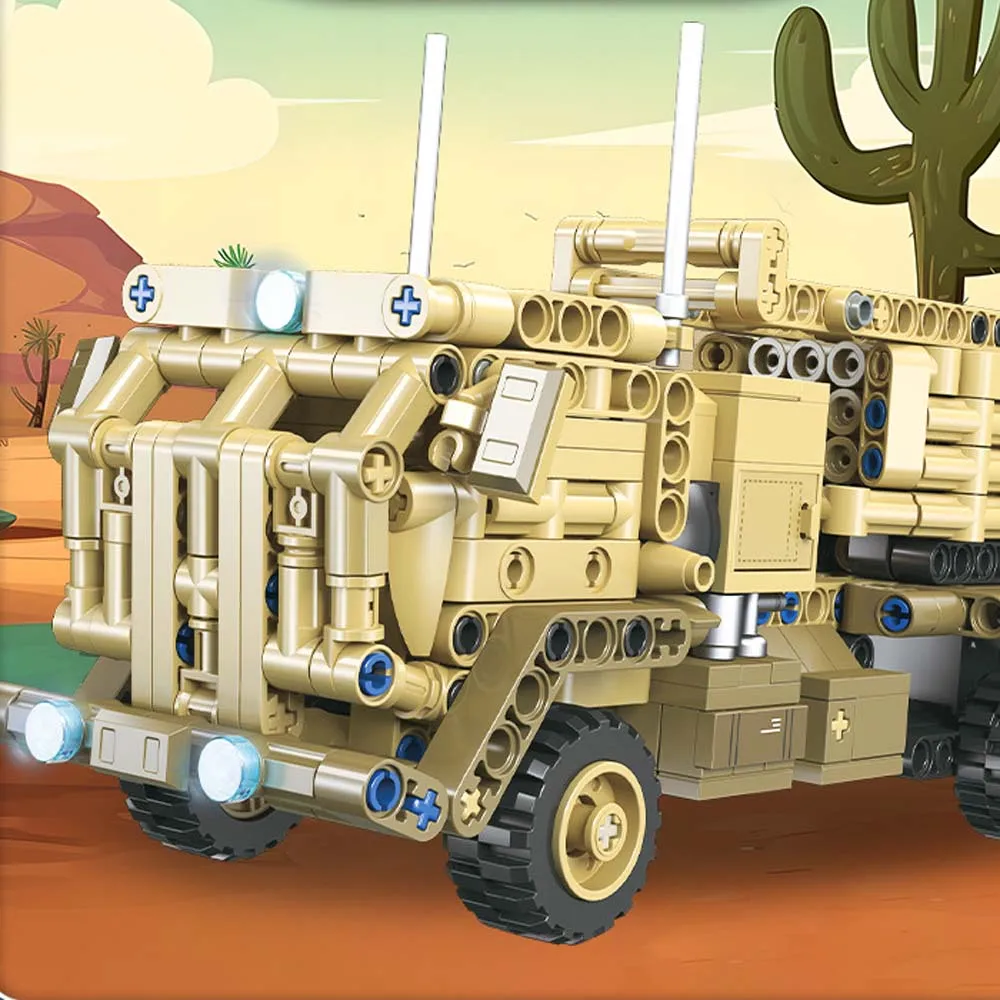 

Американские современные военные HIMARS, строительные кирпичи WW2 M142, высокая мобильность, артиллерийская ракетная система, блок, армейский автомобиль, игрушки для мальчиков
