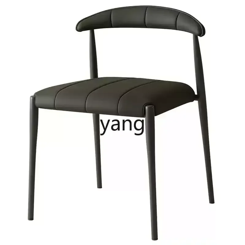 

LTT croissant dining chair modern minimalist stacked backrest small apartment medieval dining table and chairs