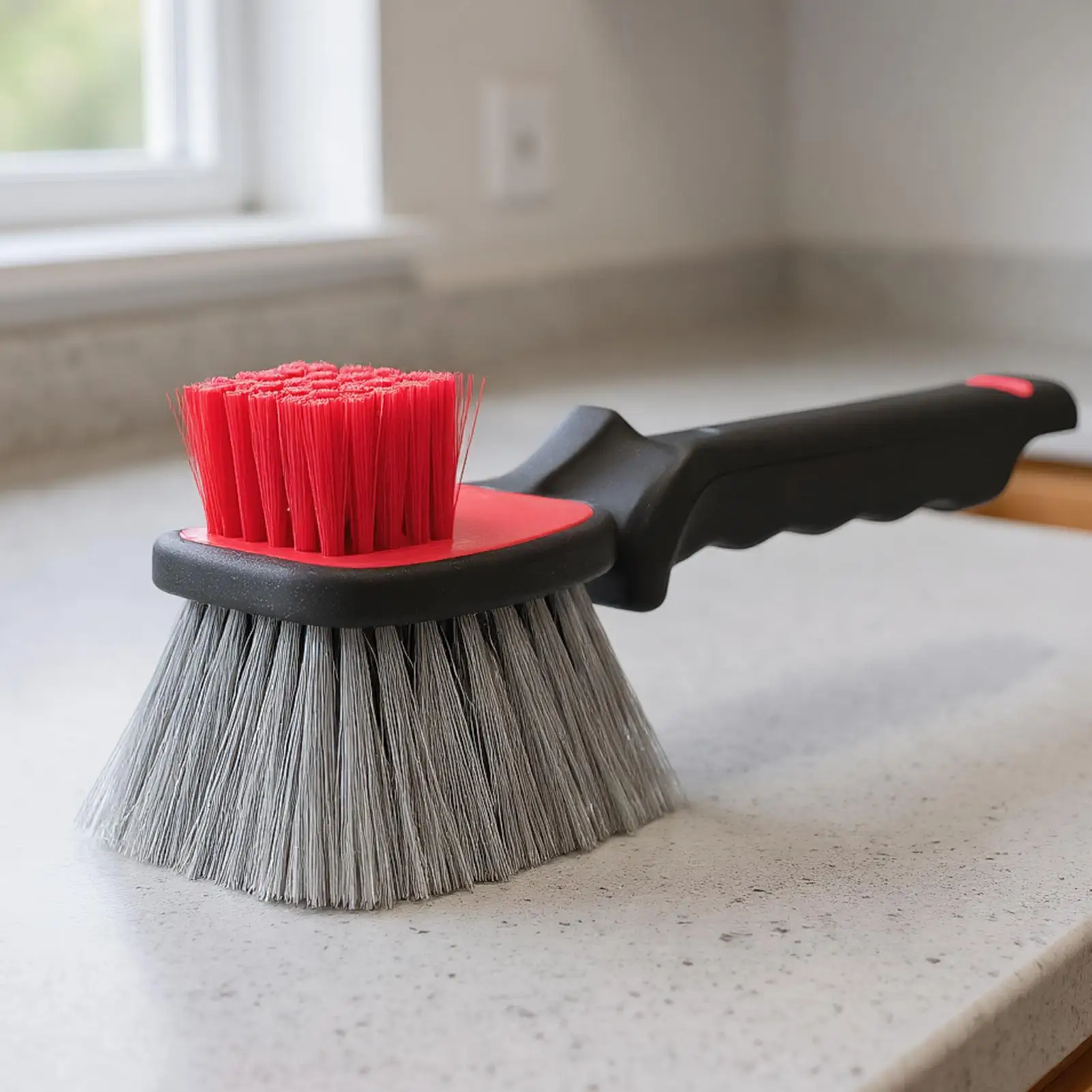 

Car Wheel washing Brush With Ergonomic Non-Slip Handle Wheel and Tire Dirt Removal Brush for Garage Backyard Yard Daily