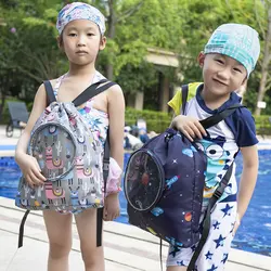 Bolsas deportivas impermeables para niños, equipaje de fin de semana de gimnasio, embalaje de entrenamiento para niñas, Bolsas de playa para niños, mochila de viaje de natación