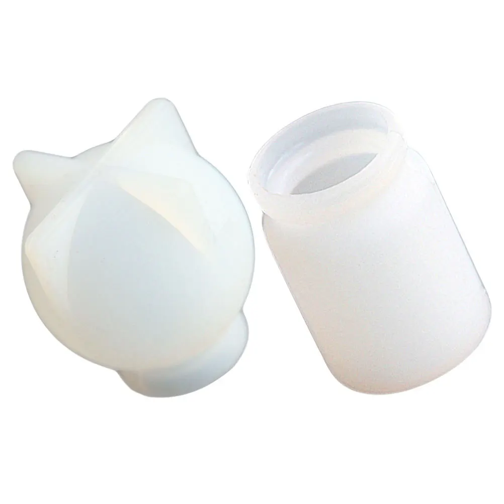 

2Pcs Dry Flower Pendant Mold Silicone Drift Bottle Making DIY Craft Decor Desktop Ornament Supply Mini Bottle Casting Mould