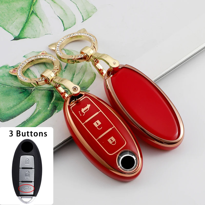 

Soft TPU Car Remote Key Case Cover Shell Nissan Qashqai X-Trail T32 T31 Juke J10 J11 Kicks Tiida Pathfinder Note for Infiniti