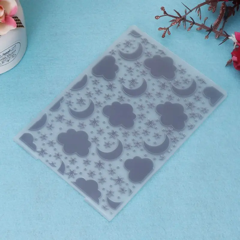 Plastic Embossing Folder Template For DIY Scrapbook Photo Album Card Paper Craft Christmas Snowflake image 5