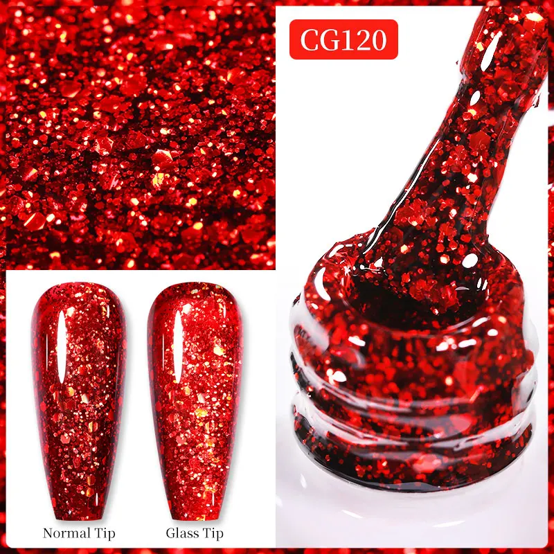 BORN PRETTY 10ml or paillettes Gel vernis à ongles cristal Semi Permanent tremper UV Gel vernis Nail Art manucure Base couche de finition