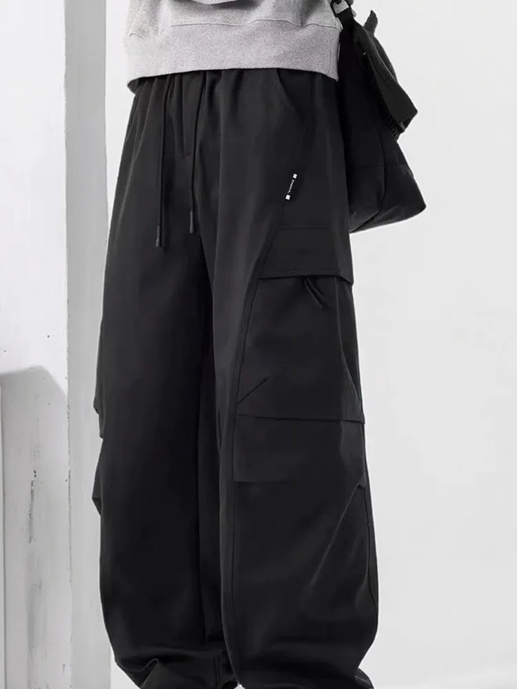 

Американский ретро нож свободного покроя повседневная рабочая одежда брюки мужские прямые брюки осень зима новый тренд большие размеры широкие брюки