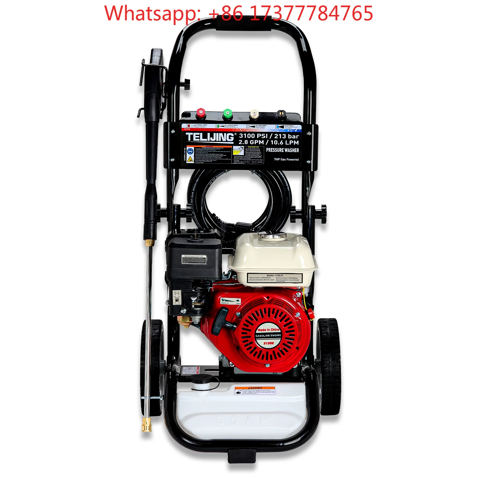 Movable Portable High Pressure Car Washer  Engine Jet Cleaning Pump for Personal Use