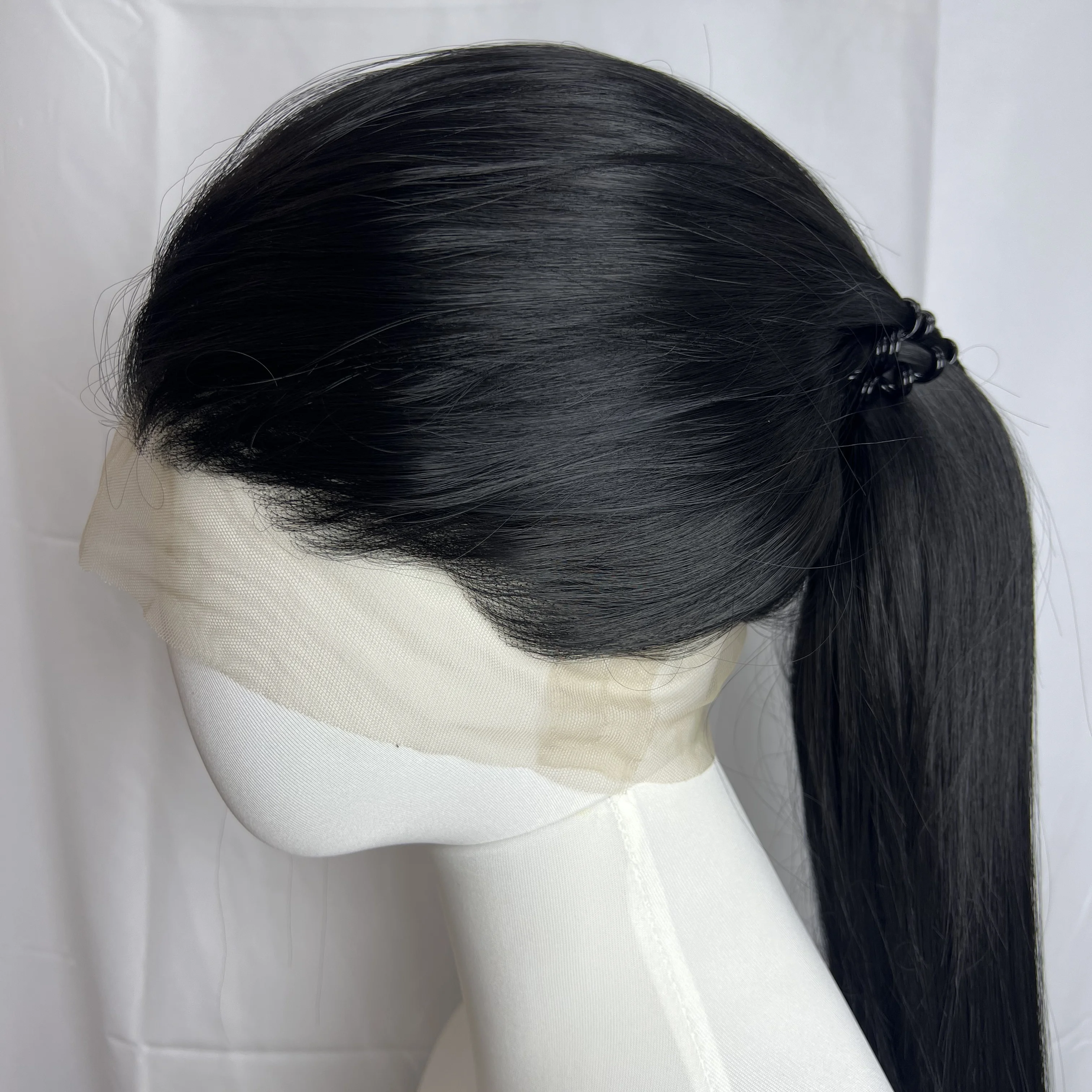 360 الدانتيل الجبهة الحاجب شعر مستعار للنساء 26 بوصة طويلة مستقيم 13x4 HD الاصطناعية الدانتيل الباروكات للاستخدام اليومي تأثيري جودة عالية