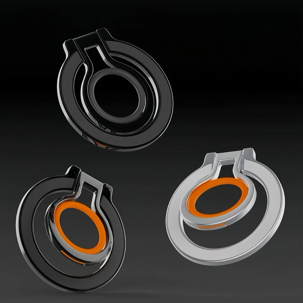 Magnetic Phone Stand, with Ring Buckle, Lazy Stand, Multi-Functional Phone Holder