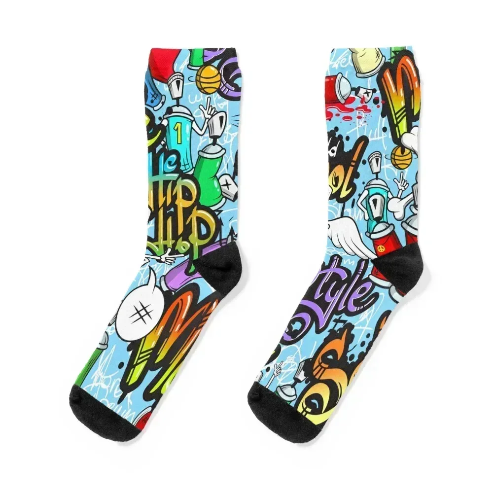 

Graffiti Socks compression crazy designer sports and leisure Designer Man Socks Women's