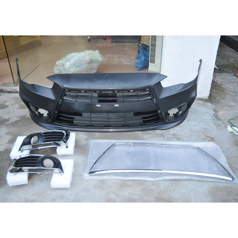 

Подходит для модификации Mitsubishi Lancer, бампер модели 2015 года, передний спойлер из полипропилена (PP) специальной серии 2015 года.