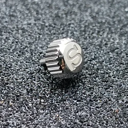 Screw-in Case Replace Watch Crown Engraved Signed 'S' fits VK63 movement Include crown tube stem