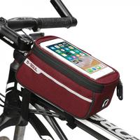 B-SOUL Mountain Bike Bag Front Beam Package Bicycle Bags with Earphone Hole MTB Road Bike Cycling Equipment Saddle Bag 2025 New