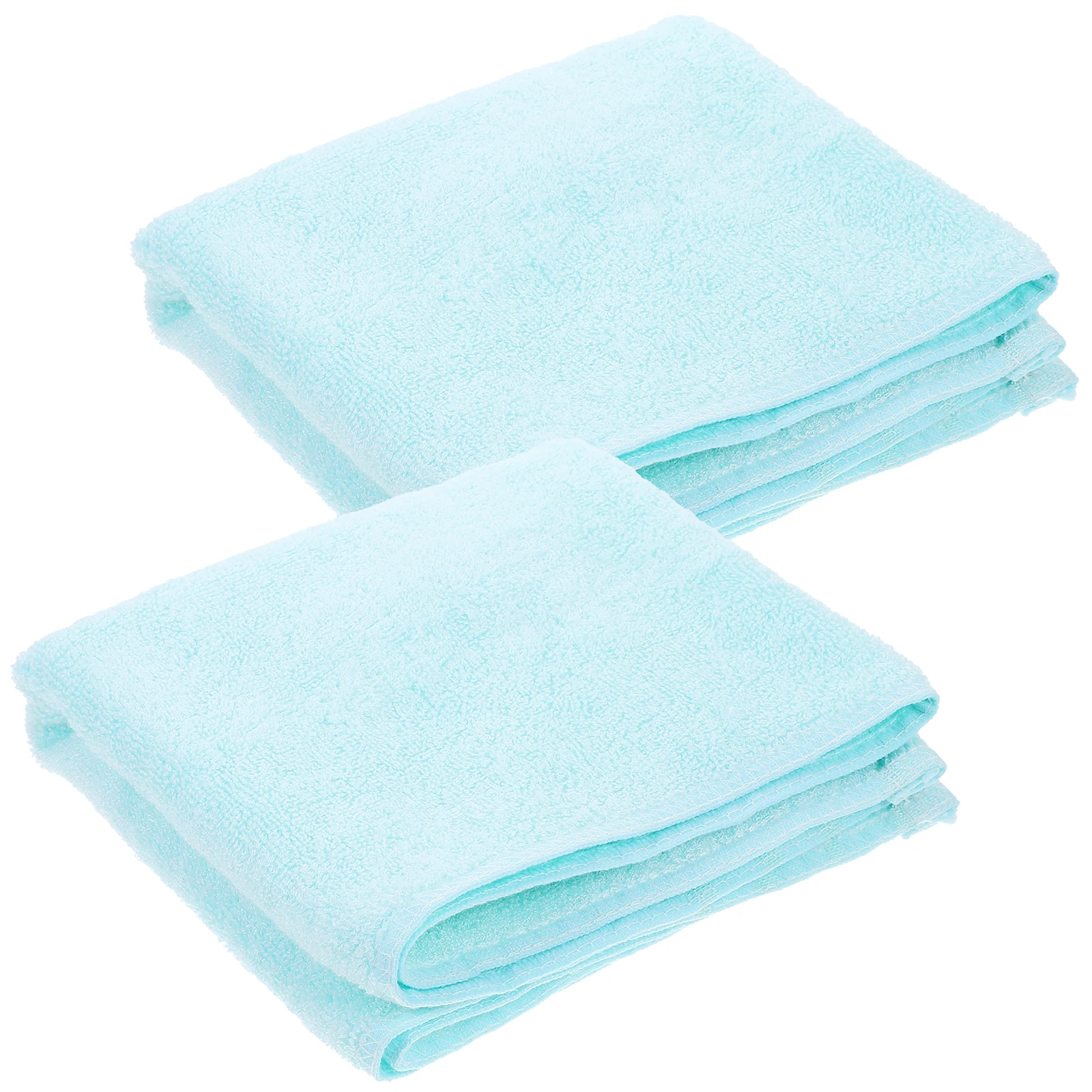 

2pcs Thickened Cotton Towels Soft Absorbent Facial Bath Hotel Luxury Adult Warm Breathable Easy Wash Dry Perfect Gift