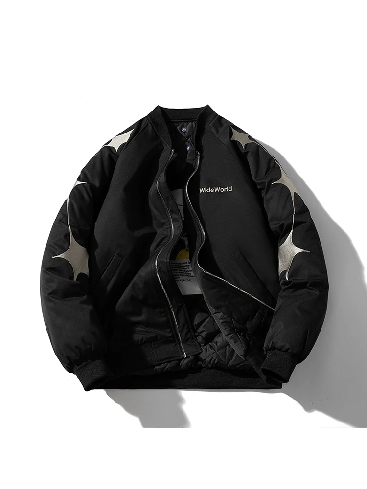 

Spring Autumn Winter Baseball Cotton Jaet Men Women Star Embroidery Pilot Jaet Casual Versatile Faion Brand Youth
