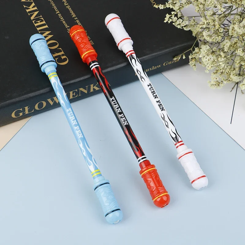 New 1PC Spinning Pen Creative Random Rotating Gaming Gel Pens Student Gift Toy Release Pressure Comfortable Penspinning Pen