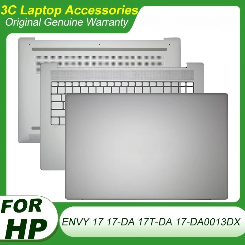 

New For HP ENVY 17-DA 17T-DA 17-DA0013DX Laptop LCD Back Cover Palmrest Cover Upper Case Shell Bottom Base Silver AM8ZY000201
