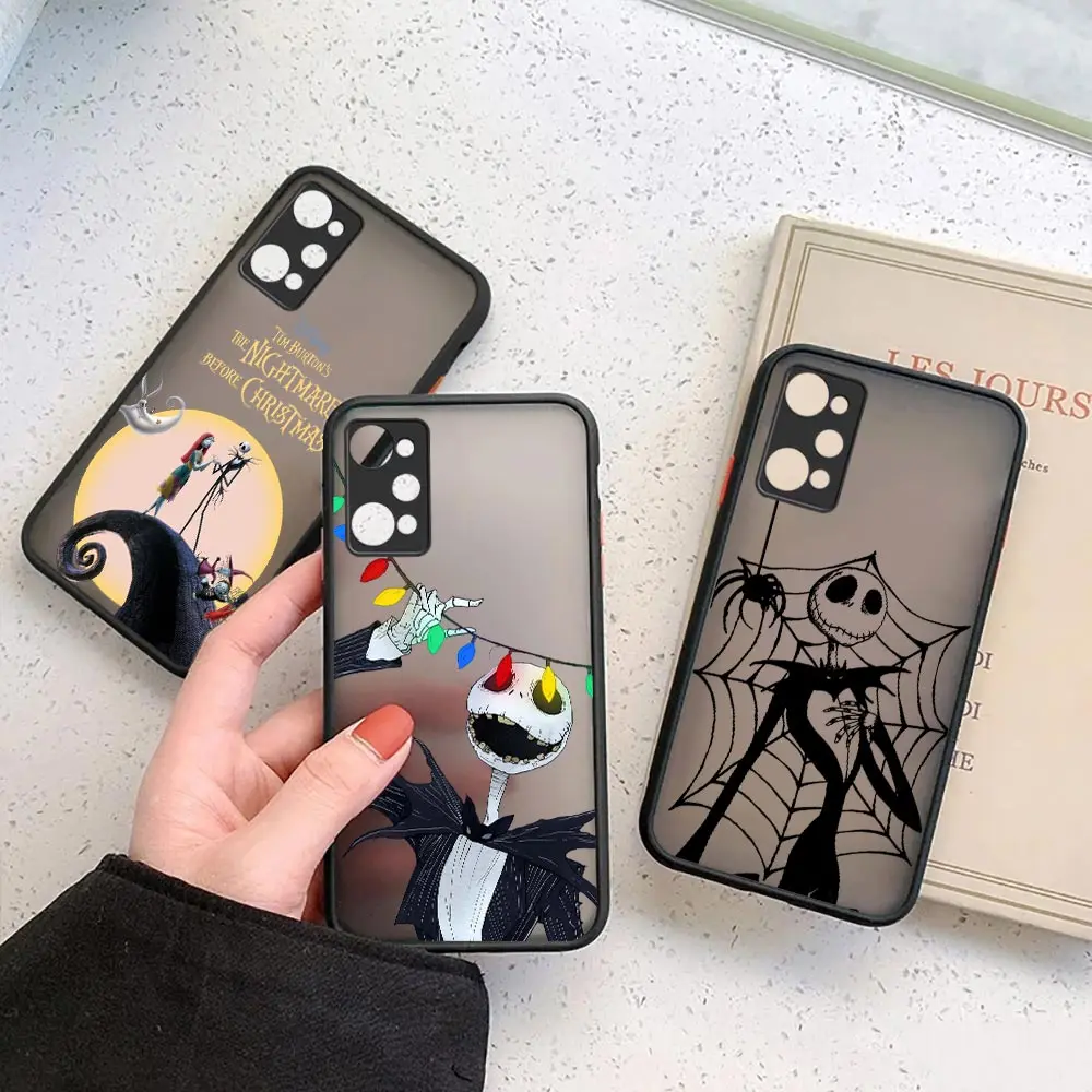 The Nightmare Before Christmas Case For Realme Marzo 60X 60 50 50A 50I GT Neo 2 Master XT C55 C53 C35 C33 C31 C30 C21Y C21 Cover