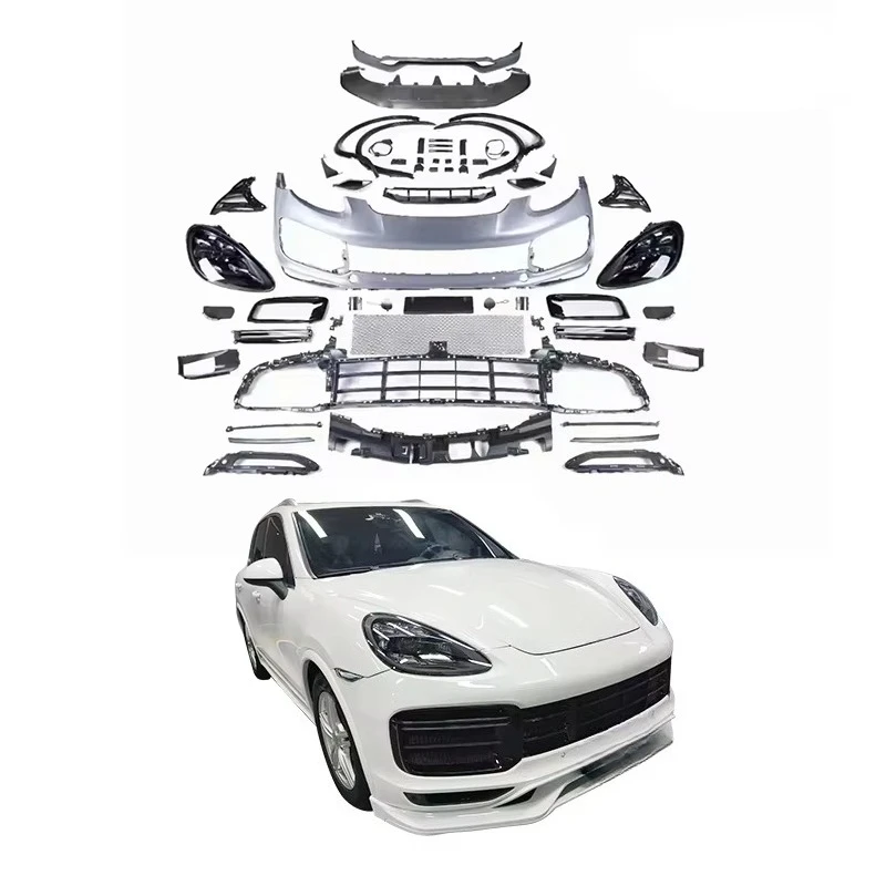

STLF 2011-2014 Upgrade 2018 9Y0 Turbo Body Kits for Cars Modification Upgrade Kit Car Lights LED Headlight for Cayennes