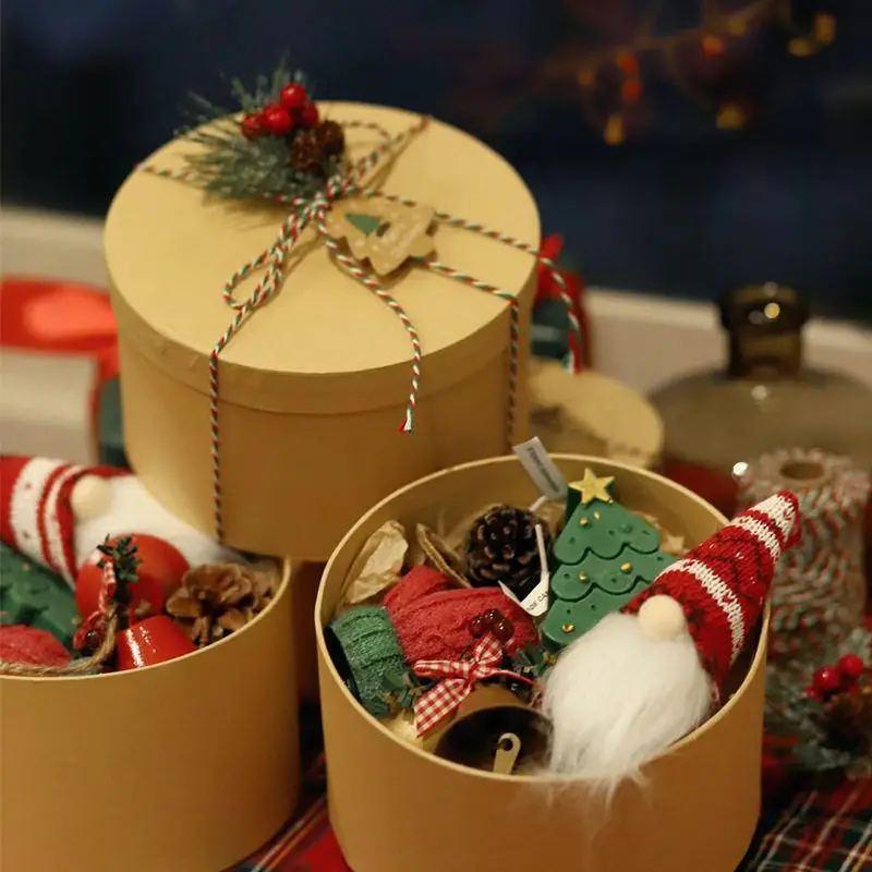 Caja de Cuero de Color Puro para Flores, Caja de Regalo para Floristería, Caja Vacía para Arreglos Florales, para Regalos Festivos