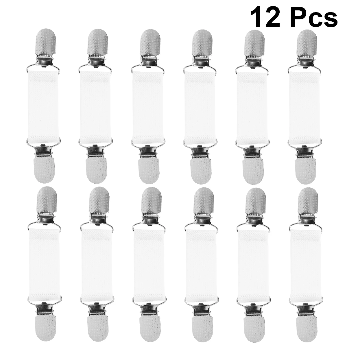 

6Pairs Anti-Slip Fixed Buckle Alloy Bed Sheet Clips for Sofa Cushion Gripper Non-Slip Fastener Home Furniture Slipcover Holder