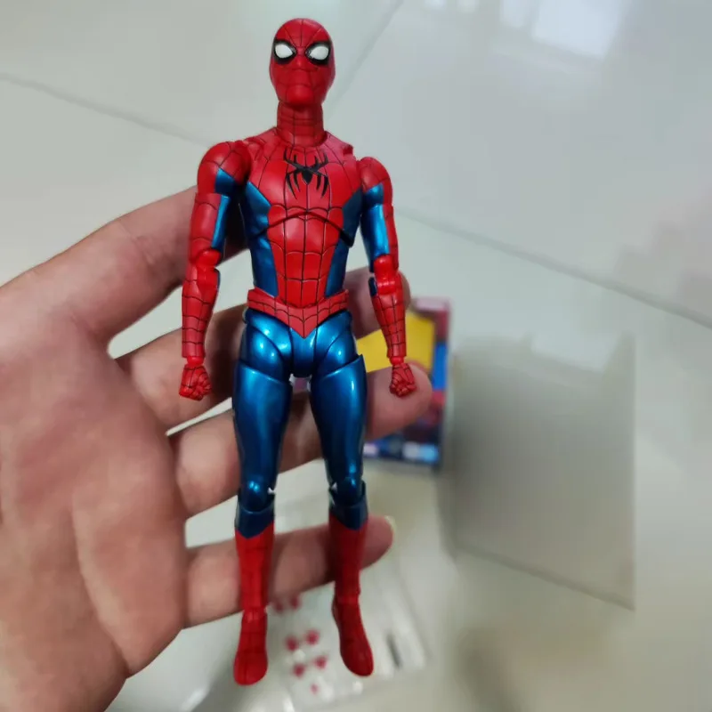 New Shf Spider Man Brand New Day Peter Parker New Red And Blue Suit Gk Action Figure Birthday Present Toys Gifts