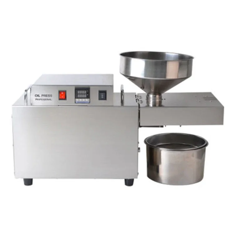 

High-Quality Commercial Peanut Sesame Oil Press Stainless Steel Oil Press Machine Temperature Control Oil Extractor Machine