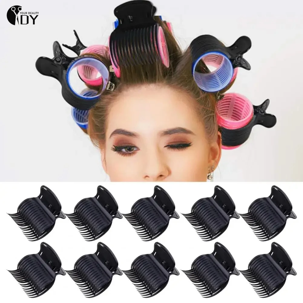 12Pcs/Set Salon Hot Roller Barrette Hold Hair Evenly Curled Hot Roller Super Hair Perm Insulation Clip With 12pcs Hair Rolls