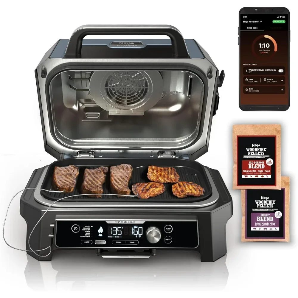 Calculs Fire Pro Allergic Premium XL Grill and Smoker, Bluetooth