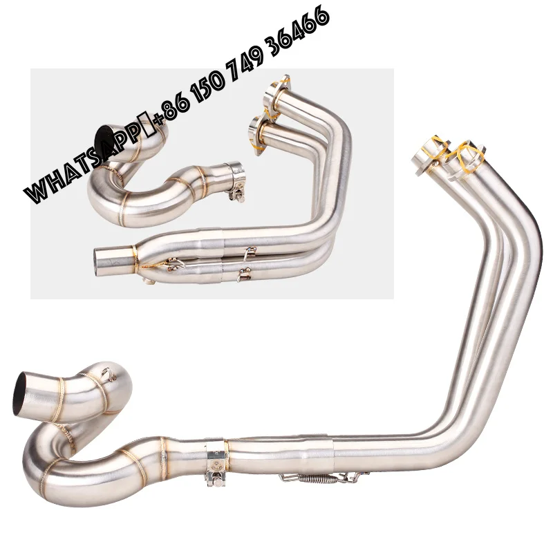 For KAWASAKI Z650 Ninja 650 Header Front Pipe Modified Exhaust Elbow Slip on Exhaust Muffler 2017-2019