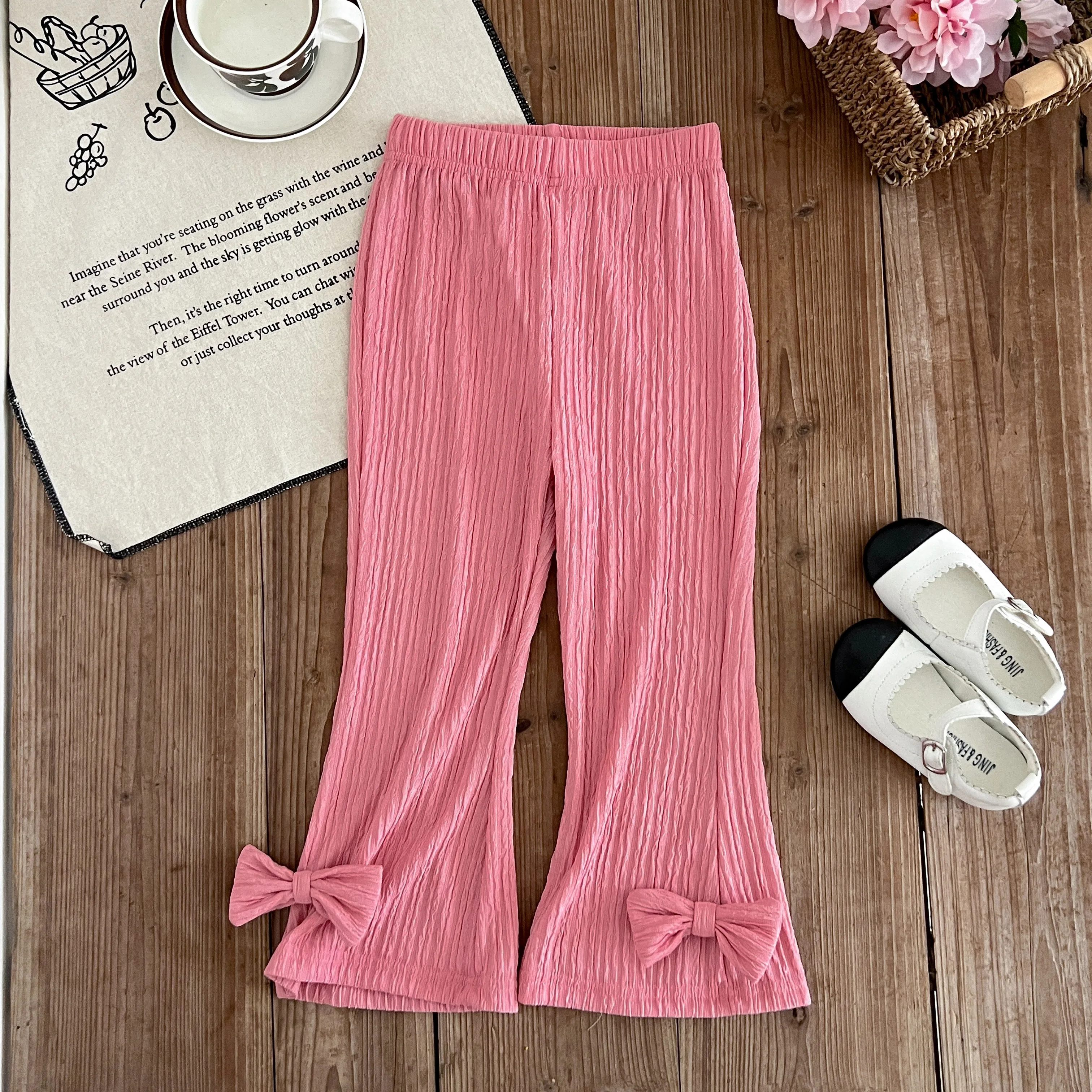 الفكاهة الدب ربيع الخريف الفتاة البدلة الفراولة طويلة الأكمام هوديي + السراويل تناسب ملابس الأطفال