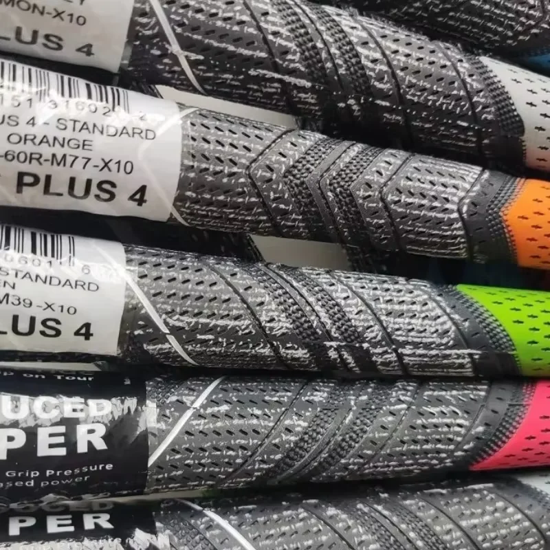 Golf Grip PLUS 4 Erkek Kauçuk Golf Sapları Pamuk İpliği Golf Sopası Sapları Demir ve Ahşap Standart/Orta Boy Sap Evrensel