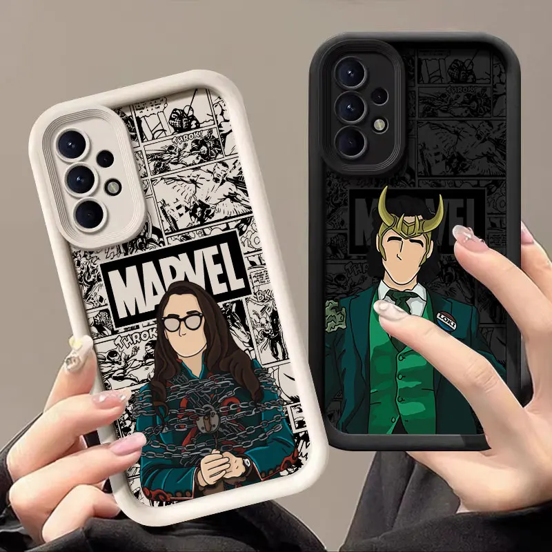 Faceless Avengers Comics Case For Samsung Galaxy A57 A56 5G A37 A36 A17 A07 A26 A16 A06 A55 A52 A14 A73 A34 Soft Silicone Cover